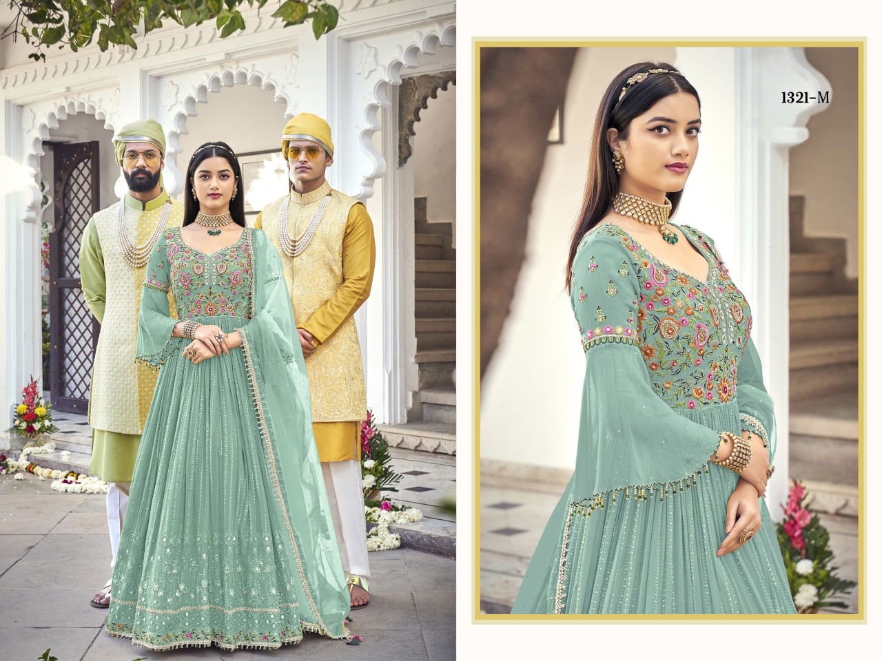 1321 Master Color Set Wedding Salwar Suits Catalog